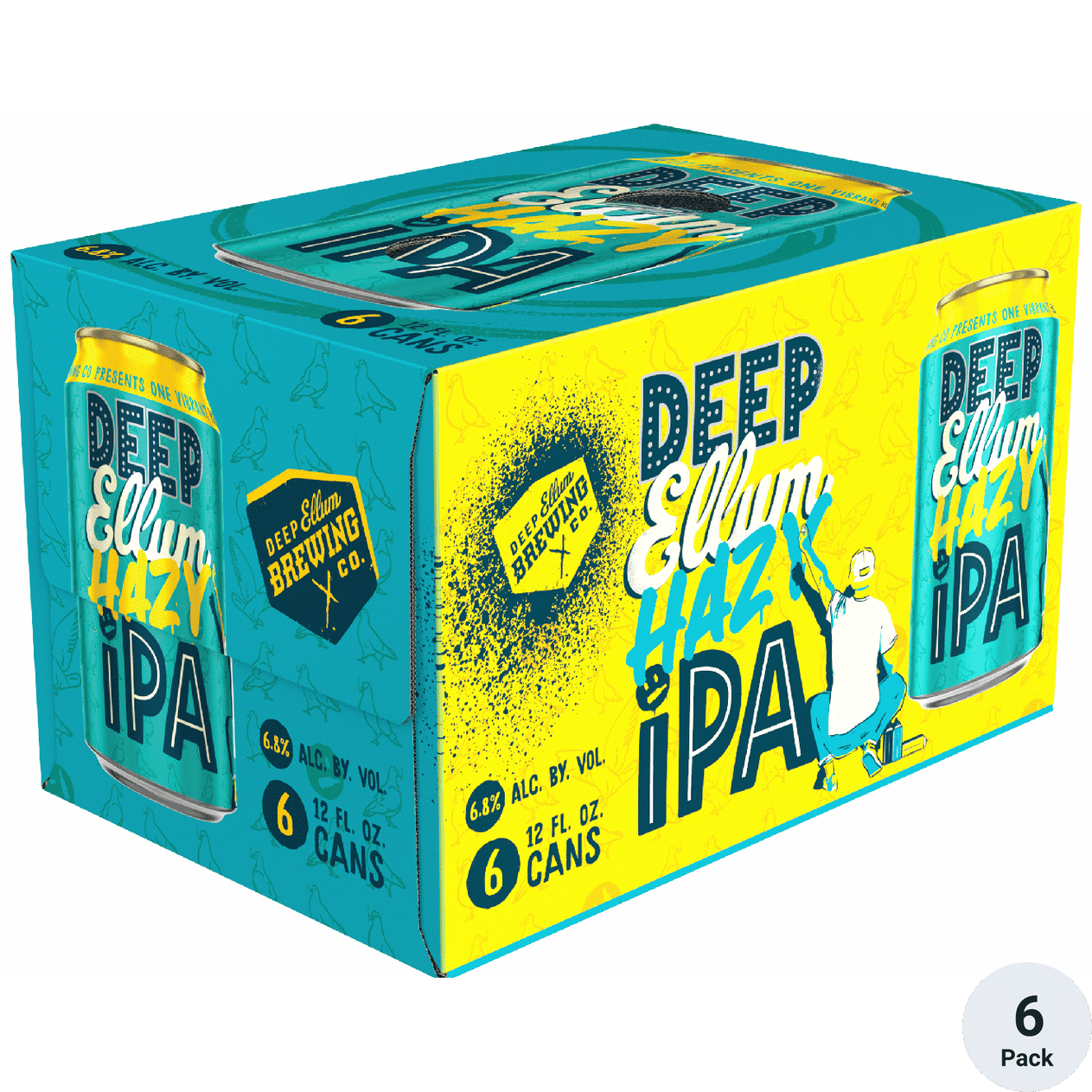 Deep Ellum Hazy IPA 6pk can