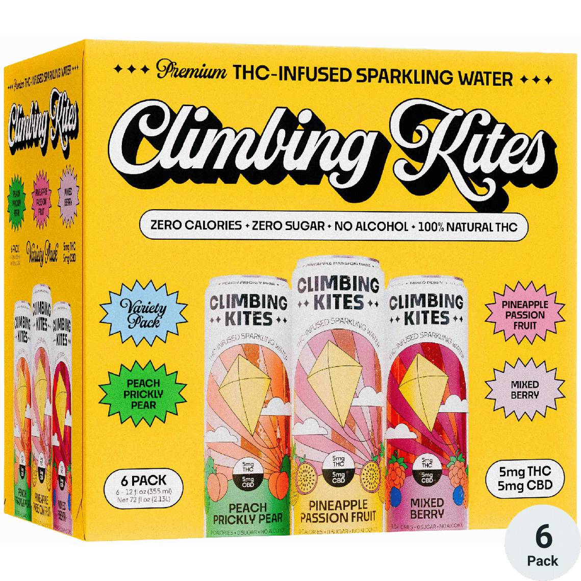 Climbing Kites THC 5mg Variety Pack