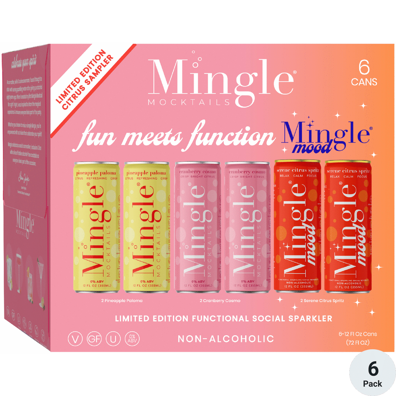 Mingle Non-Alcoholic Citrus Sampler Pack
