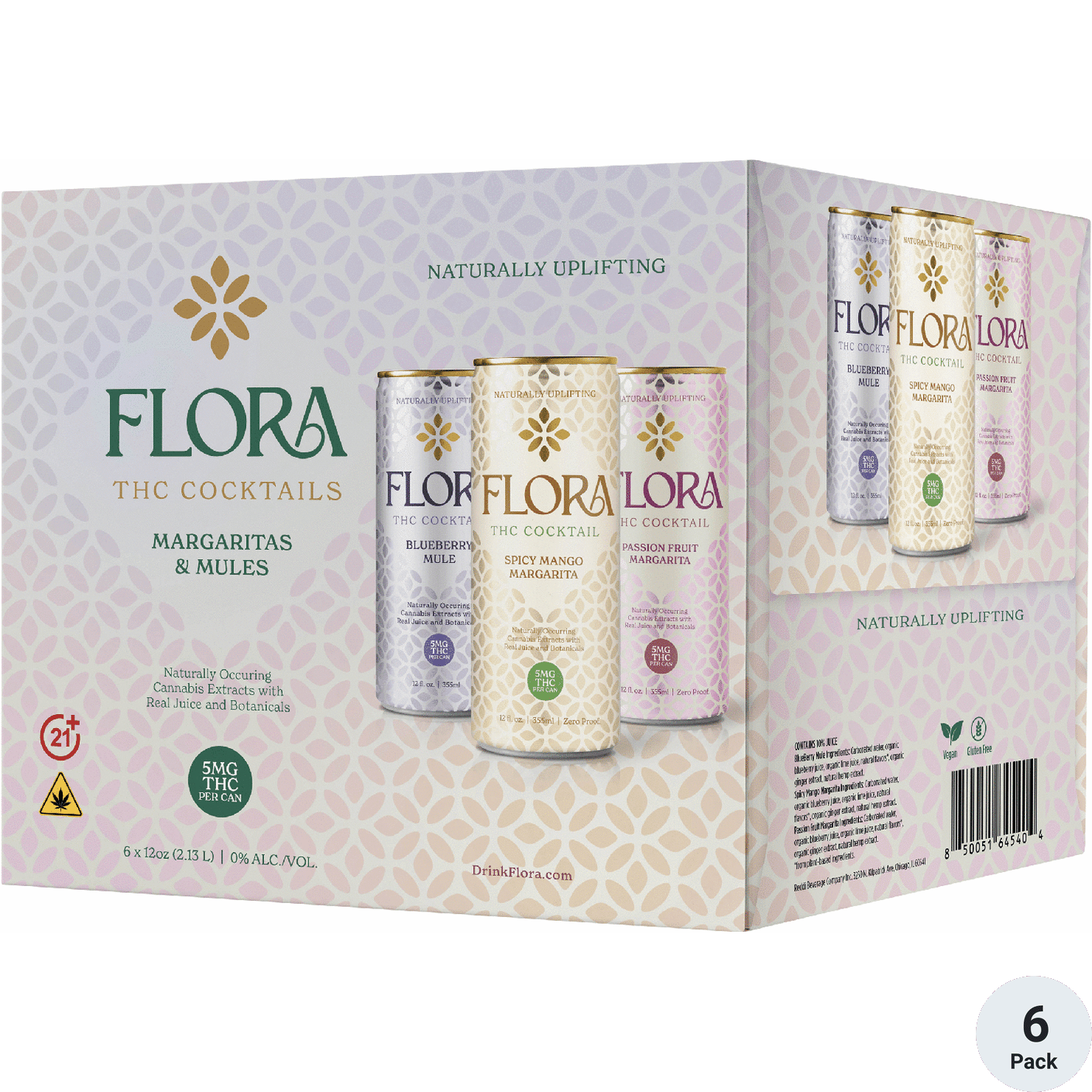 Flora THC 5mg Cocktail Variety Pack