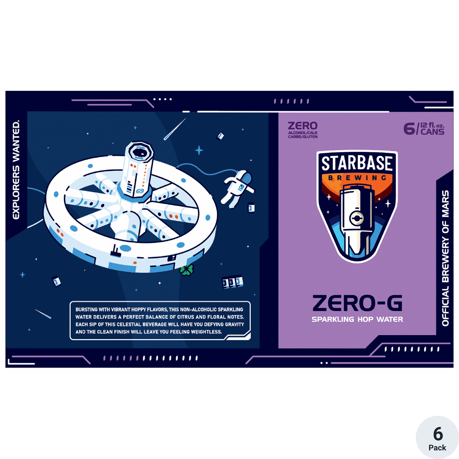 Starbase Zero-G Sparkling Hop Water