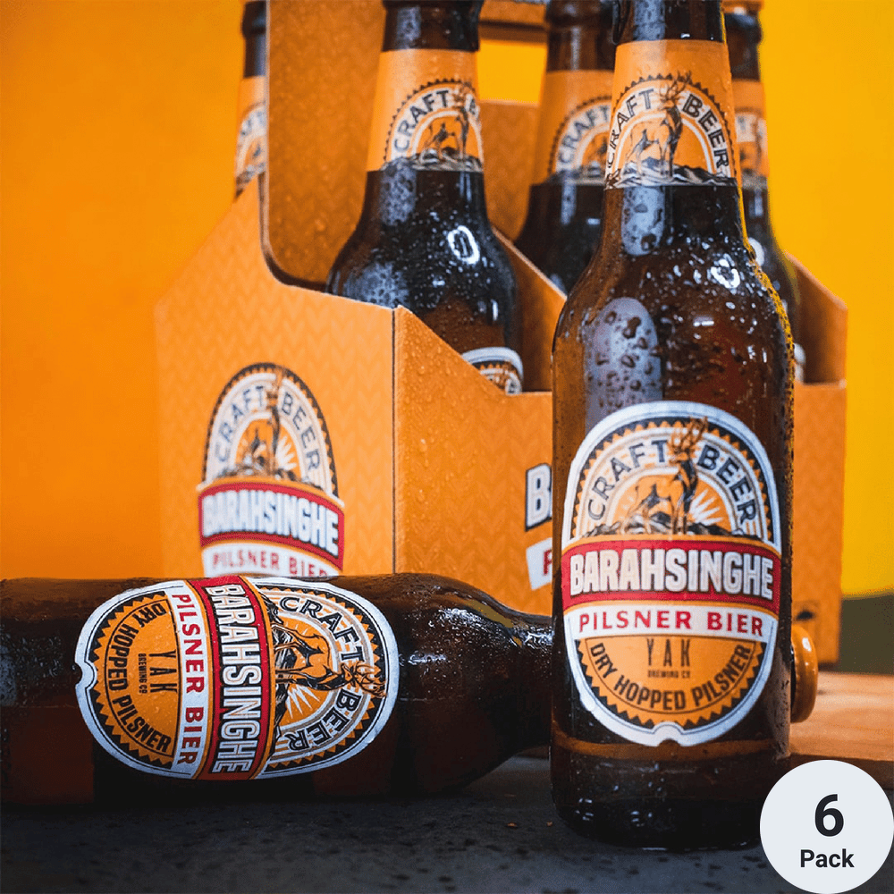 Yak Brewing Barahsinghe Pilsner 6 Pack-12oz Bottles