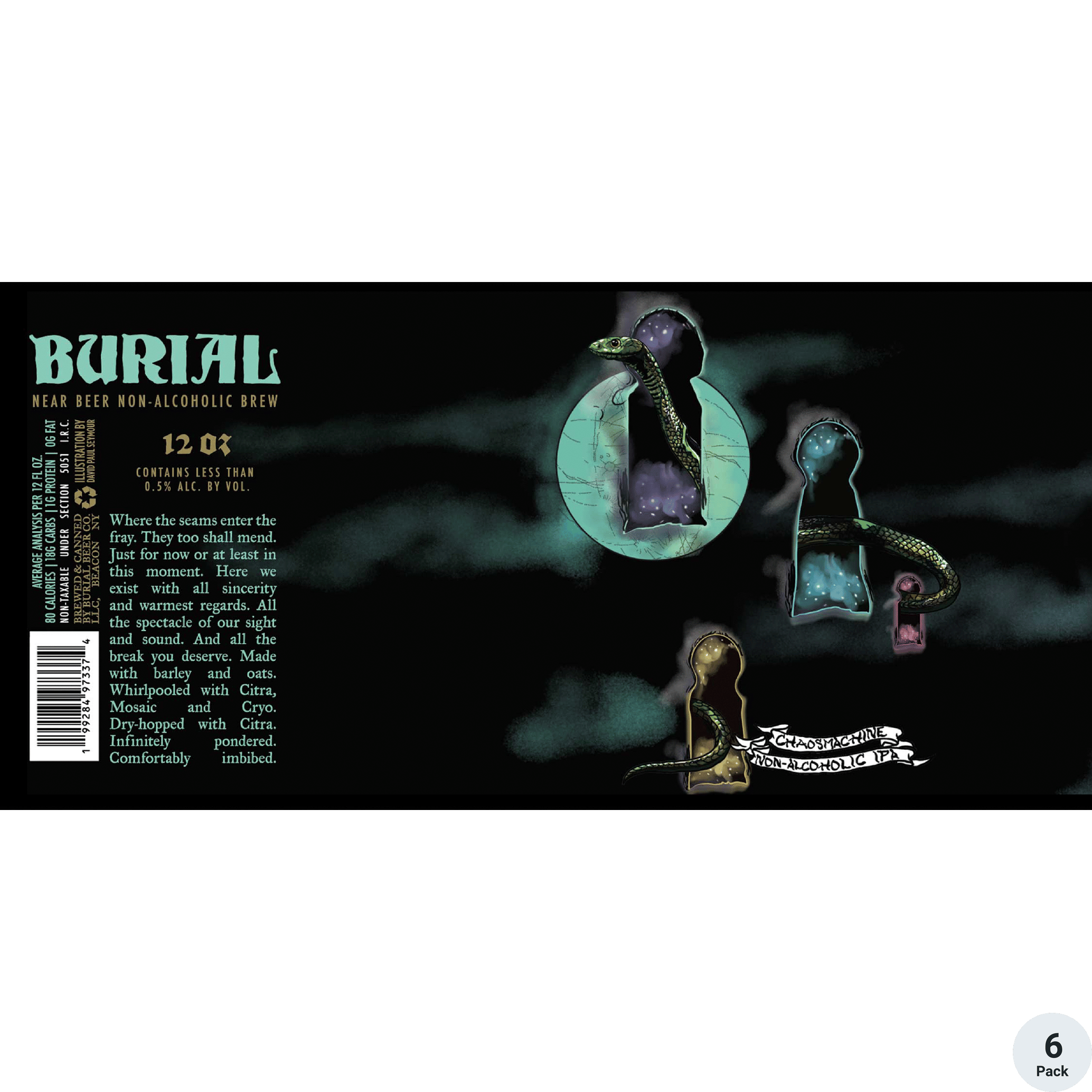Burial Non-Alcoholic Chaosmachine IPA