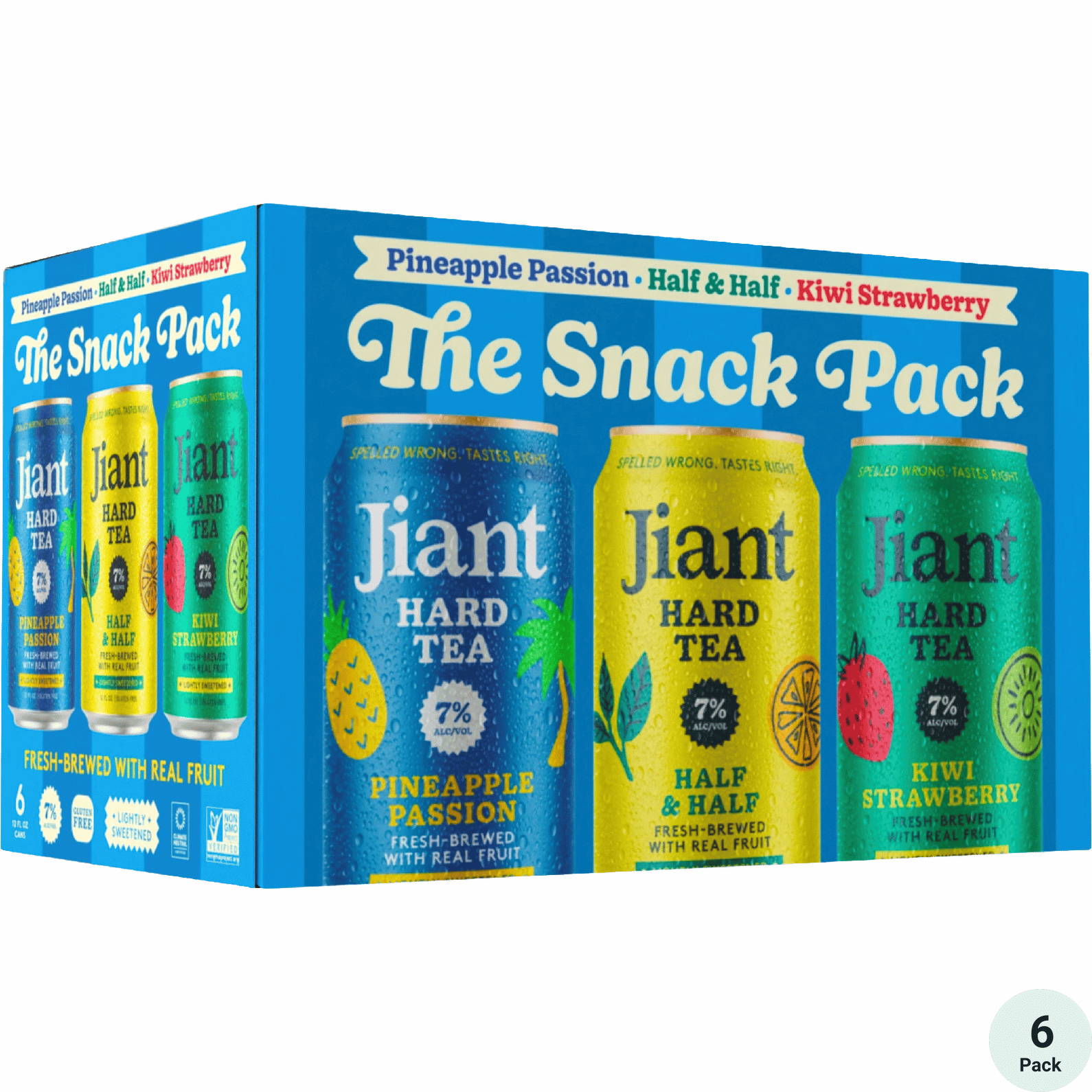 Jiant Snack Pack Hard Tea Variety Pack