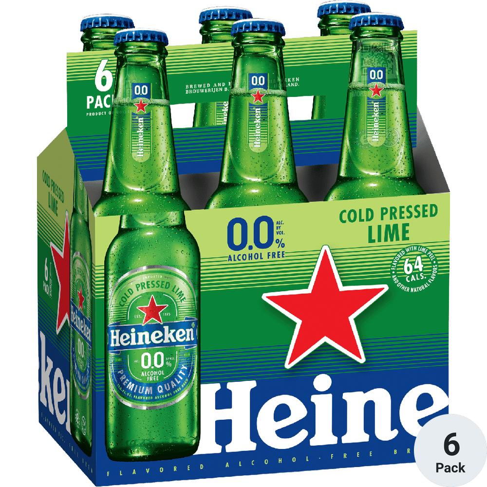 Heineken 0.0 Cold Pressed Lime Non-Alcoholic Beer