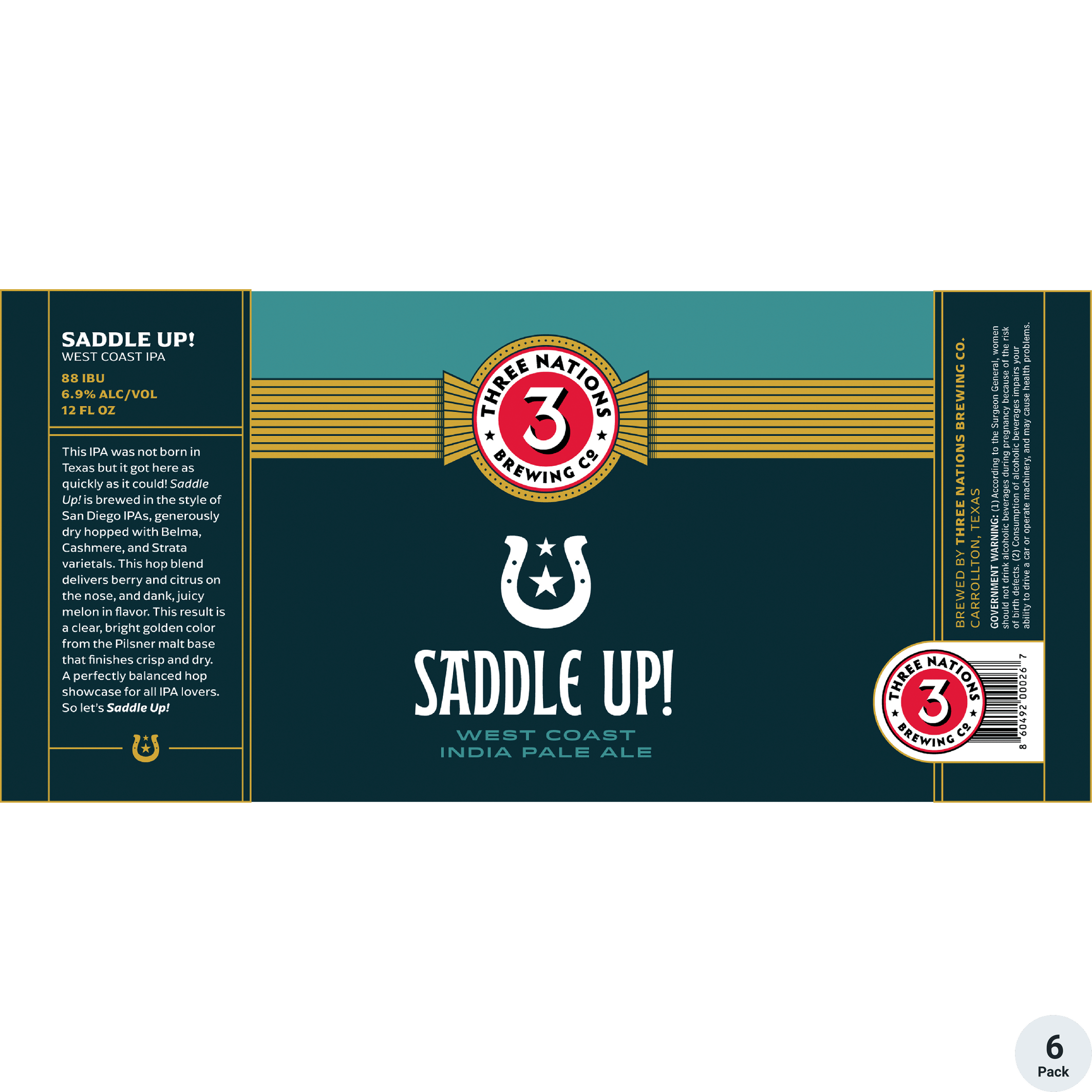 3 Nations Saddle Up West Coast IPA