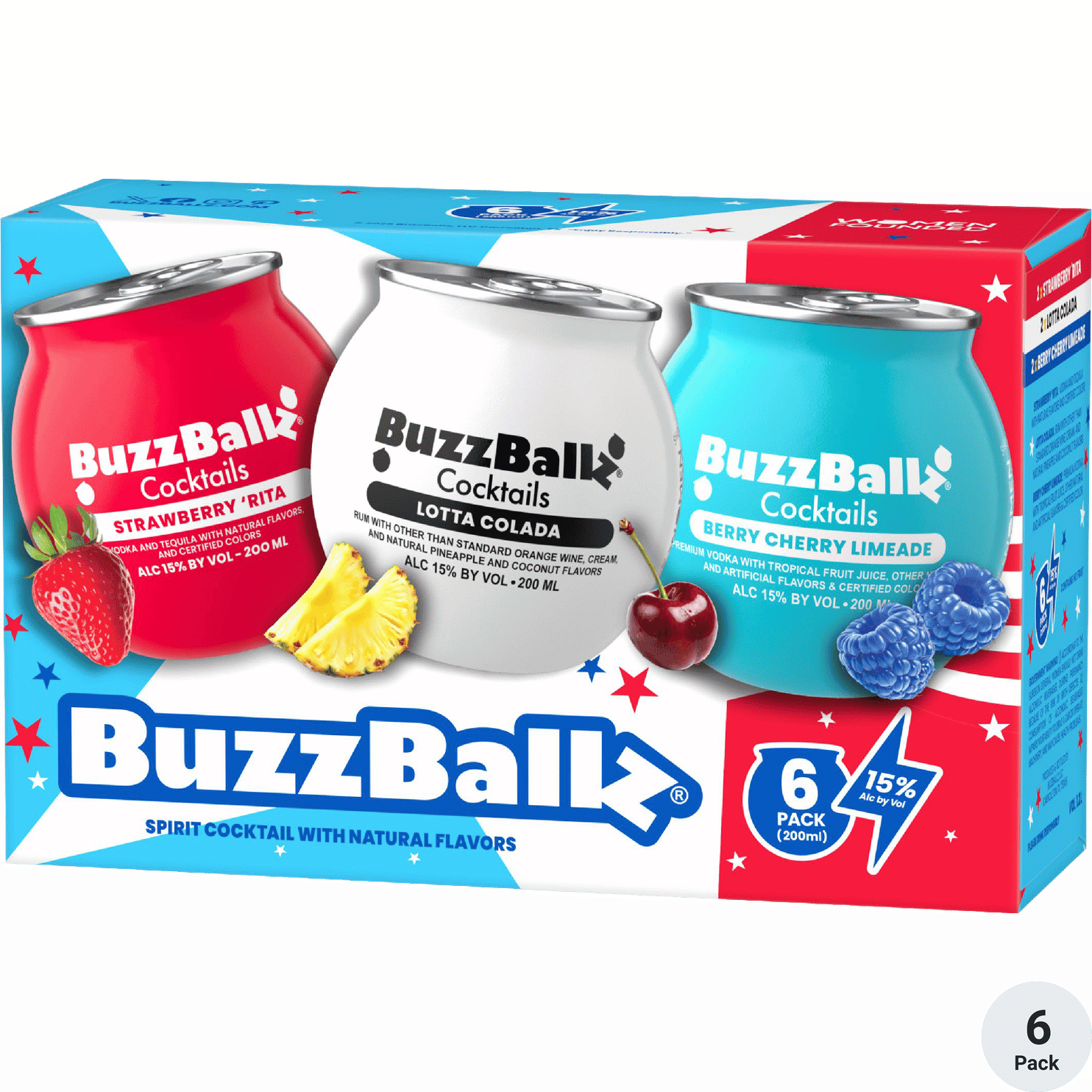 Buzzballz Americana Variety Pack