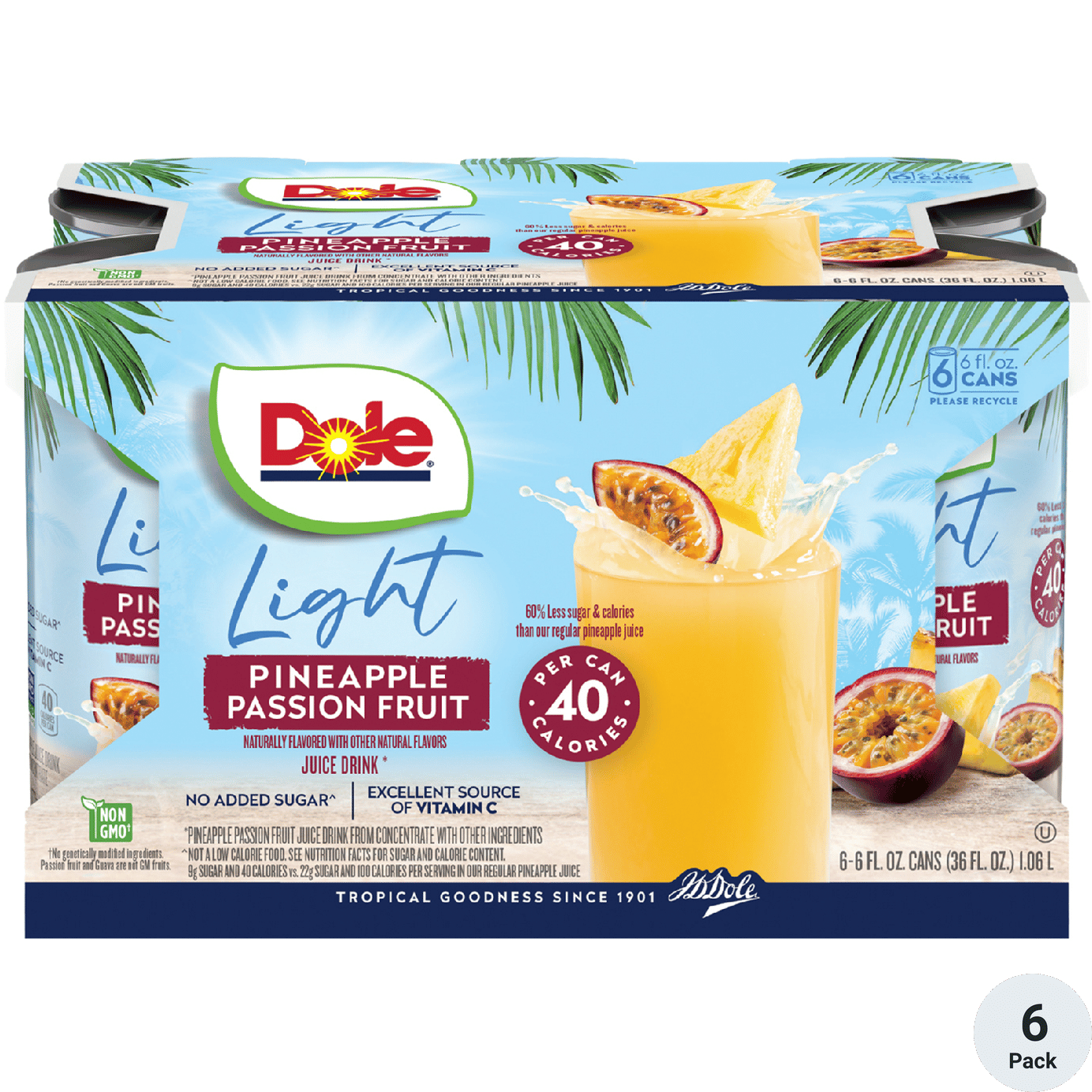 Dole Light Pineapple Passionfruit Juice