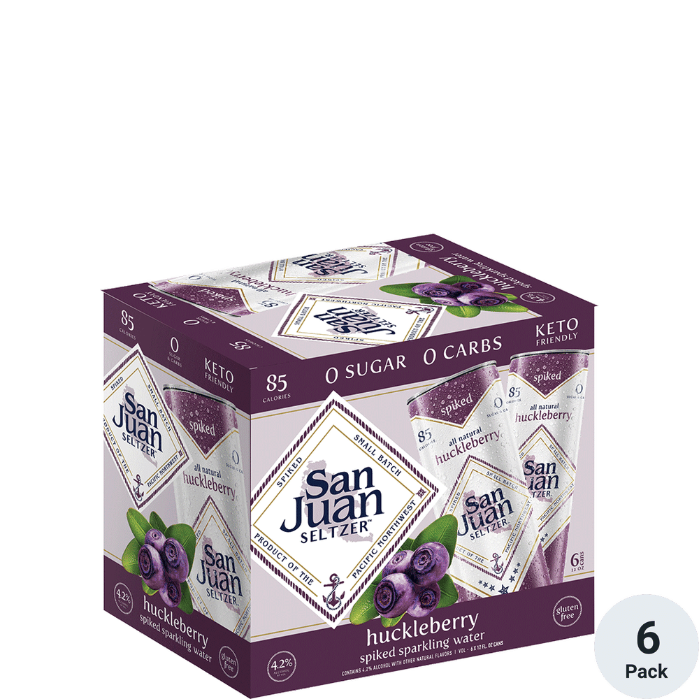 San Juan Huckleberry Seltzer