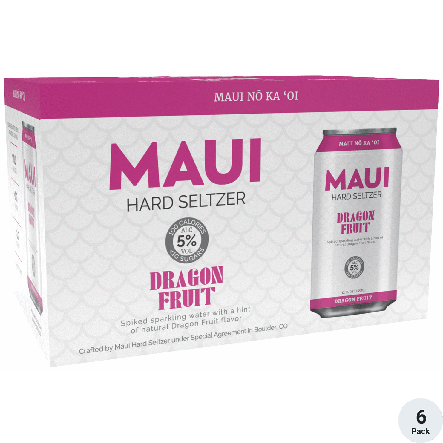 Maui Brewing Dragonfruit Hard Seltzer | Total Wine & More