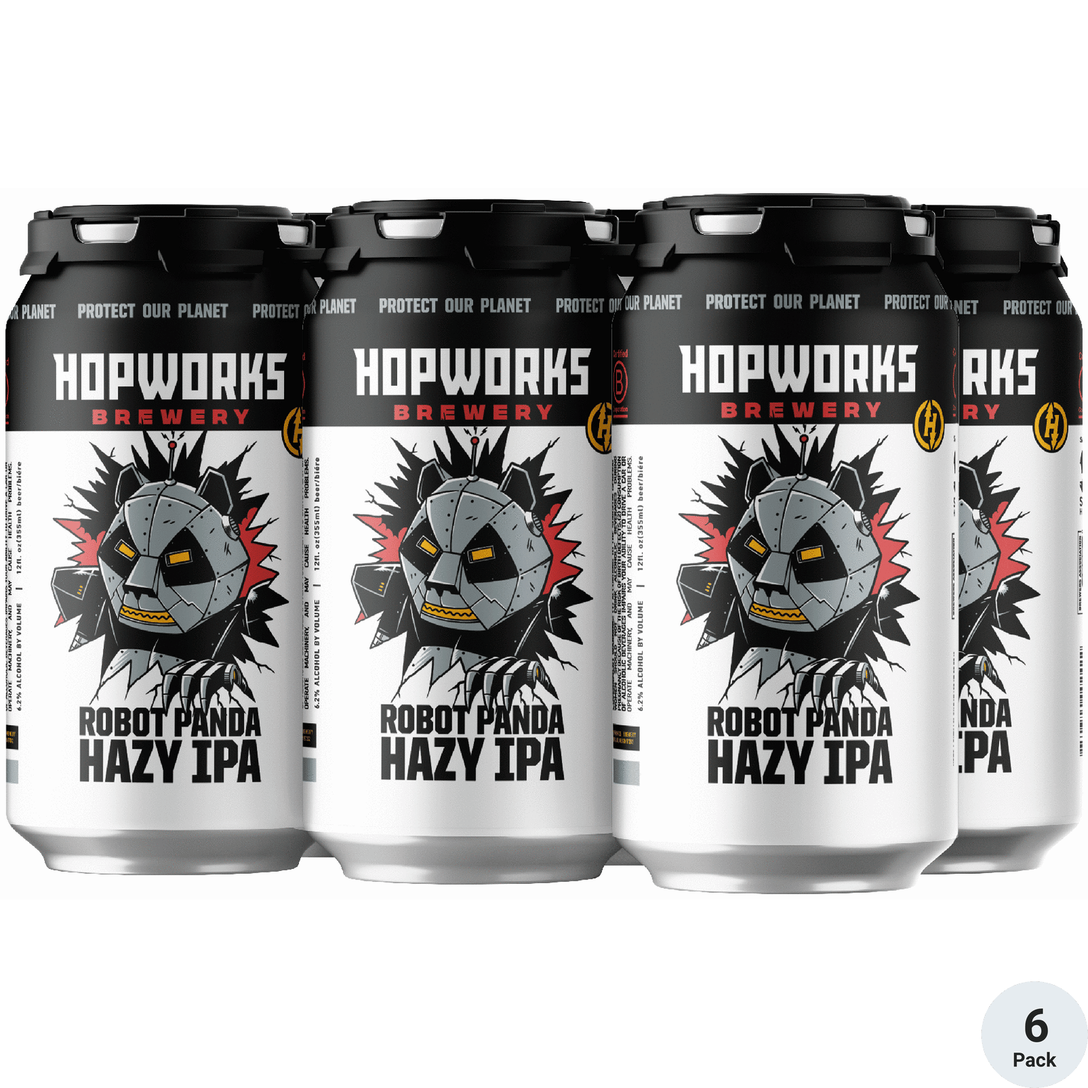 Hopworks Robot Panda Hazy IPA