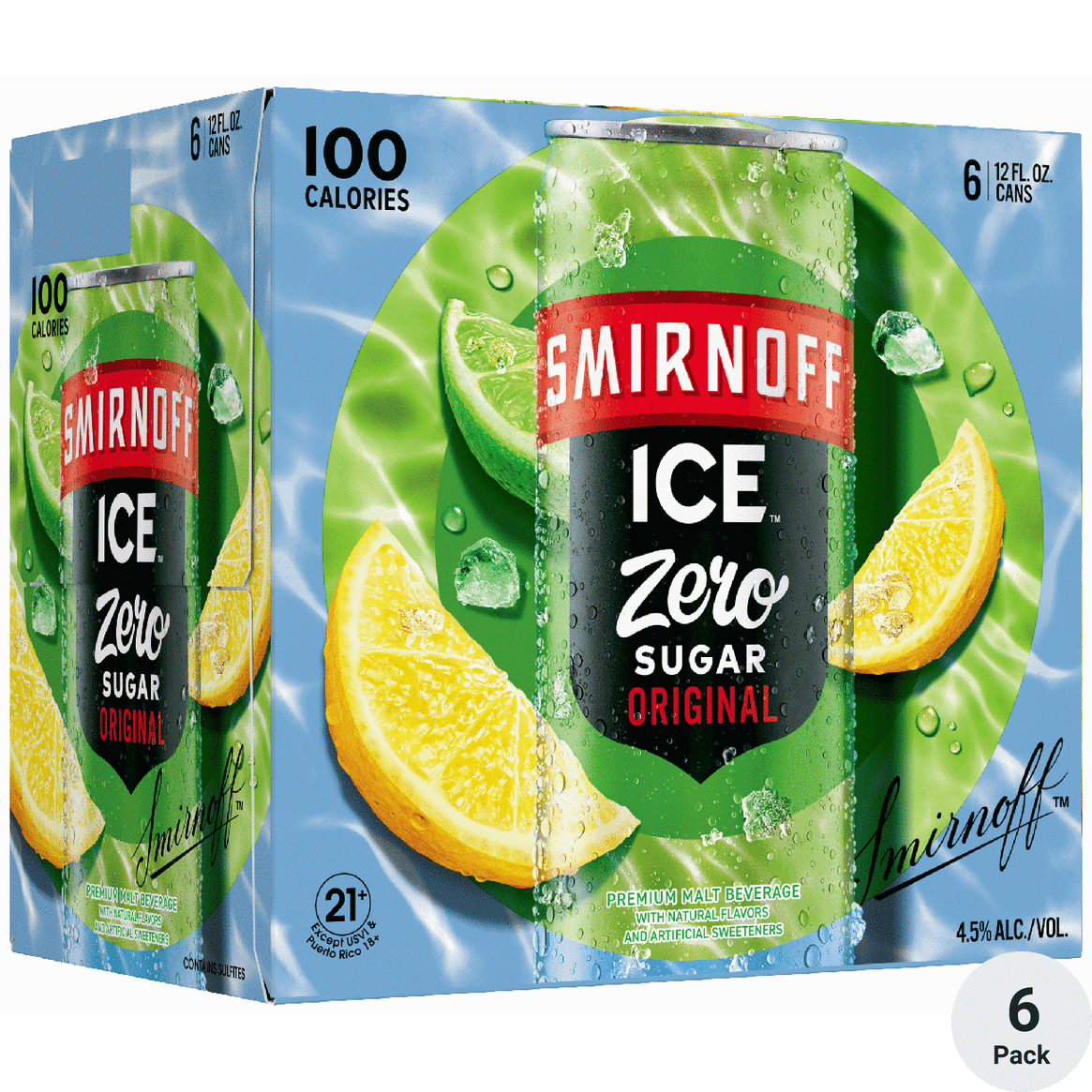 Smirnoff Smirnoff Zero Sugar Infusions Lemon Elderflower Vodka