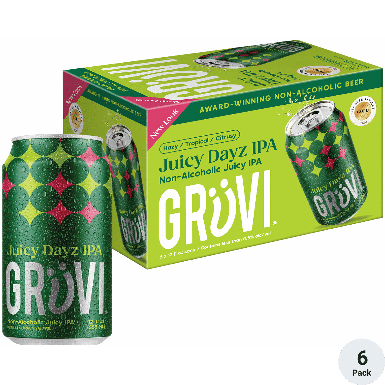 Gruvi Non-Alcoholic Juicy Dayz IPA