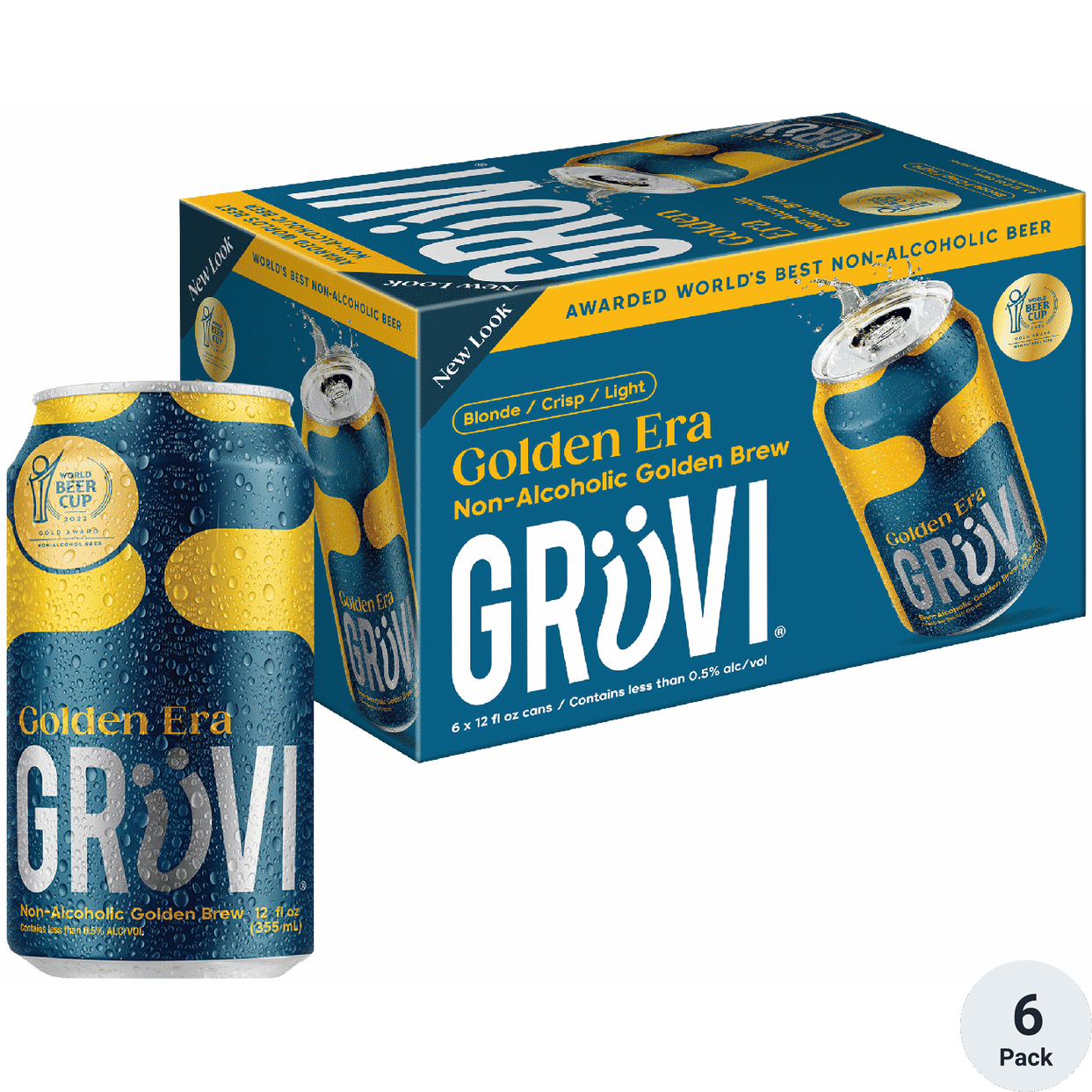 Gruvi Non-Alcoholic Golden Lager