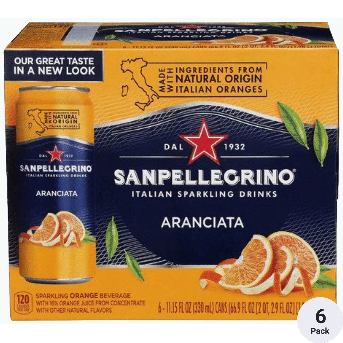 San Pellegrino Aranciata-Orange Can