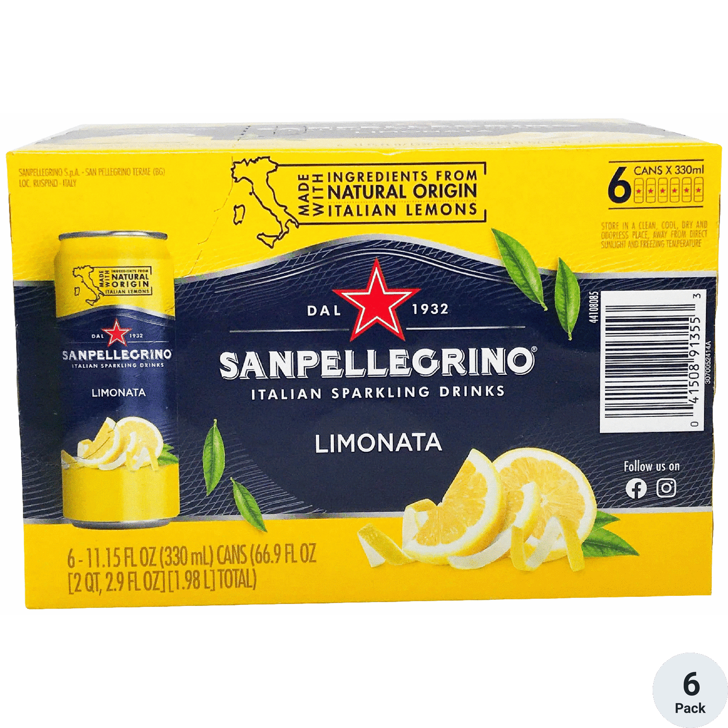 San Pellegrino Limonata Can