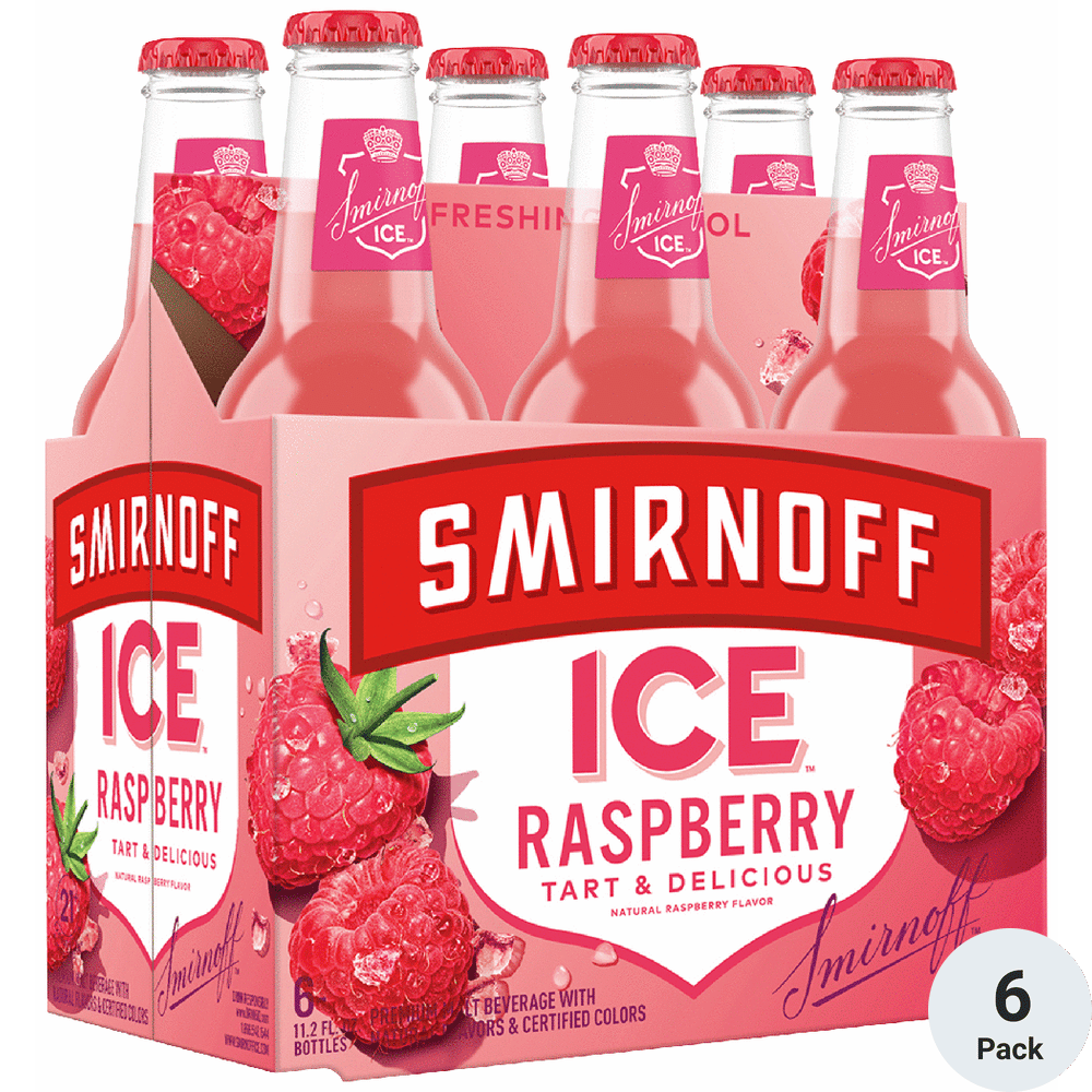 Smirnoff Ice Raspberry | Total Wine \u0026 More, image size:1000x1000