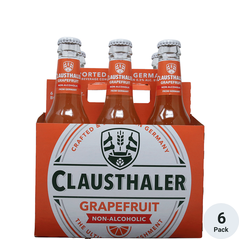 Clausthaler Grapefruit Non-Alcoholic 6pk-11oz Btls