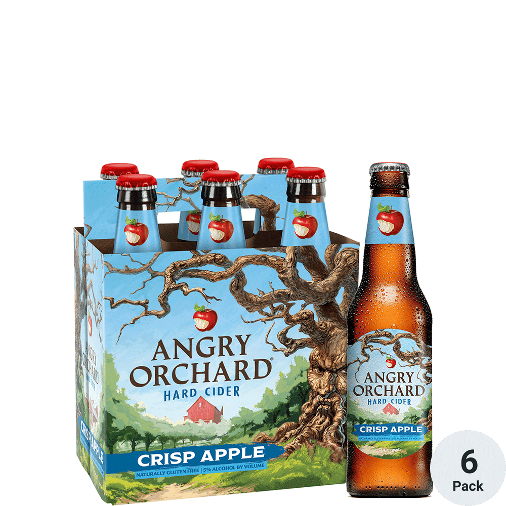 Angry Orchard Crisp Hard Apple Cider 6pk-12oz Btls
