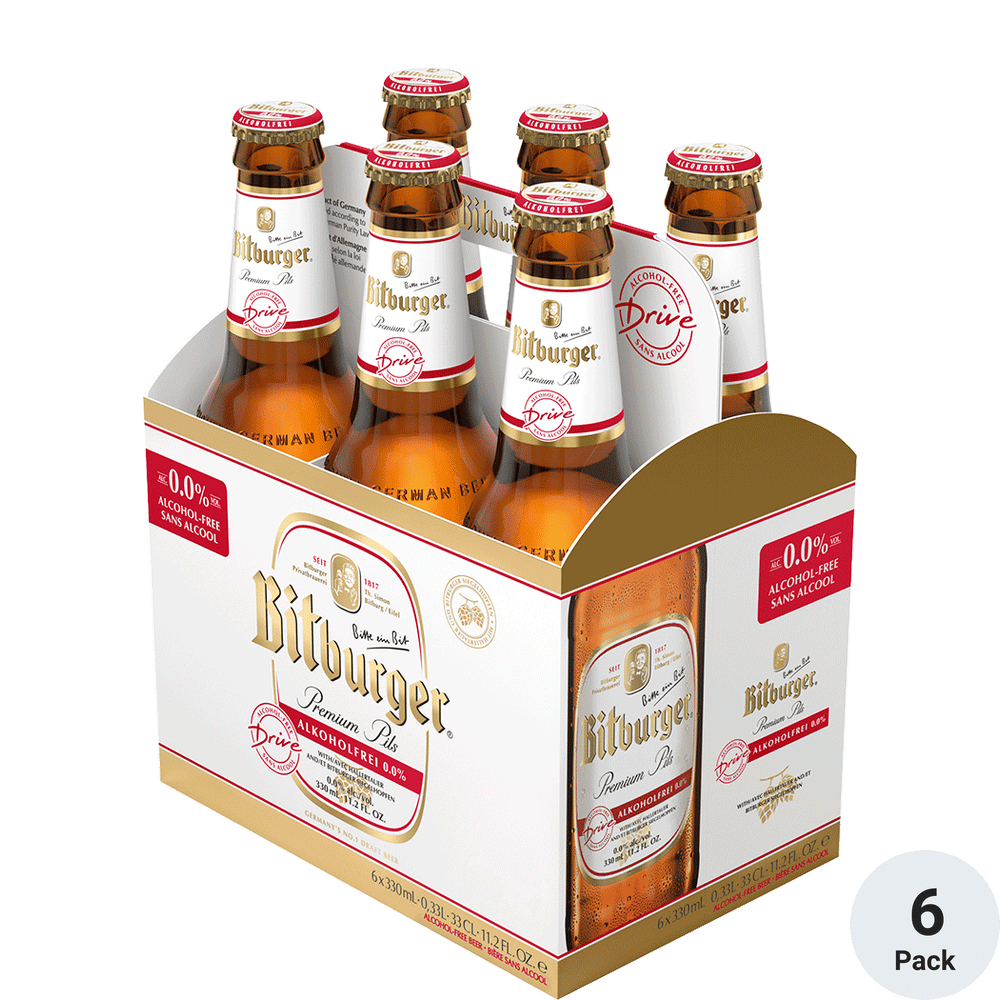 Bitburger Drive Non-Alcoholic Beer 6pk-12oz Btls