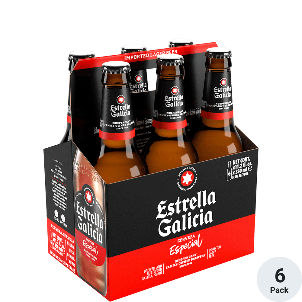 Estrella Galicia 6pk-11oz Btls