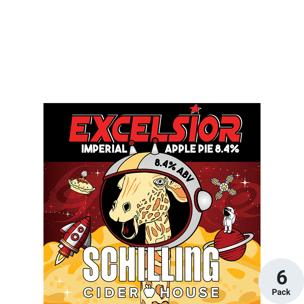 Schilling Excelsior Imperial Apple Pie Cider 6pk-12oz Cans