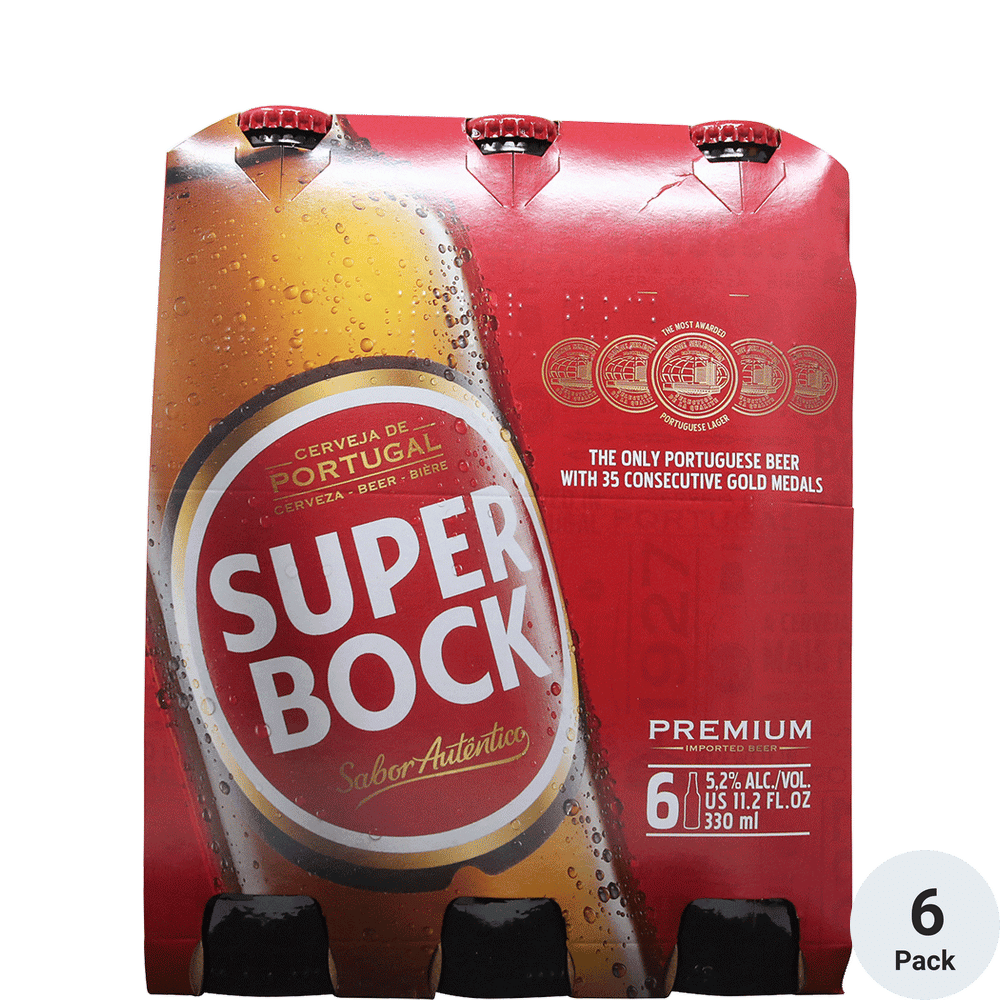 Super Bock Lager 6pk-11oz Btls