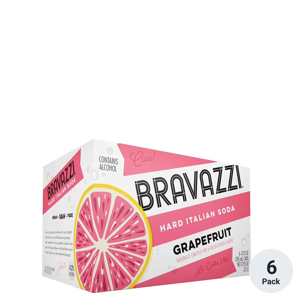Bravazzi Hard Italian Soda Grapefruit Total Wine & More