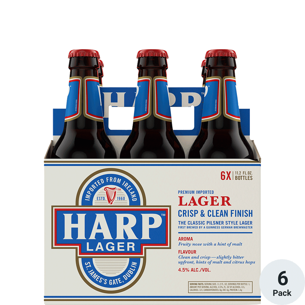 Harp Lager 6pk-11oz Btls