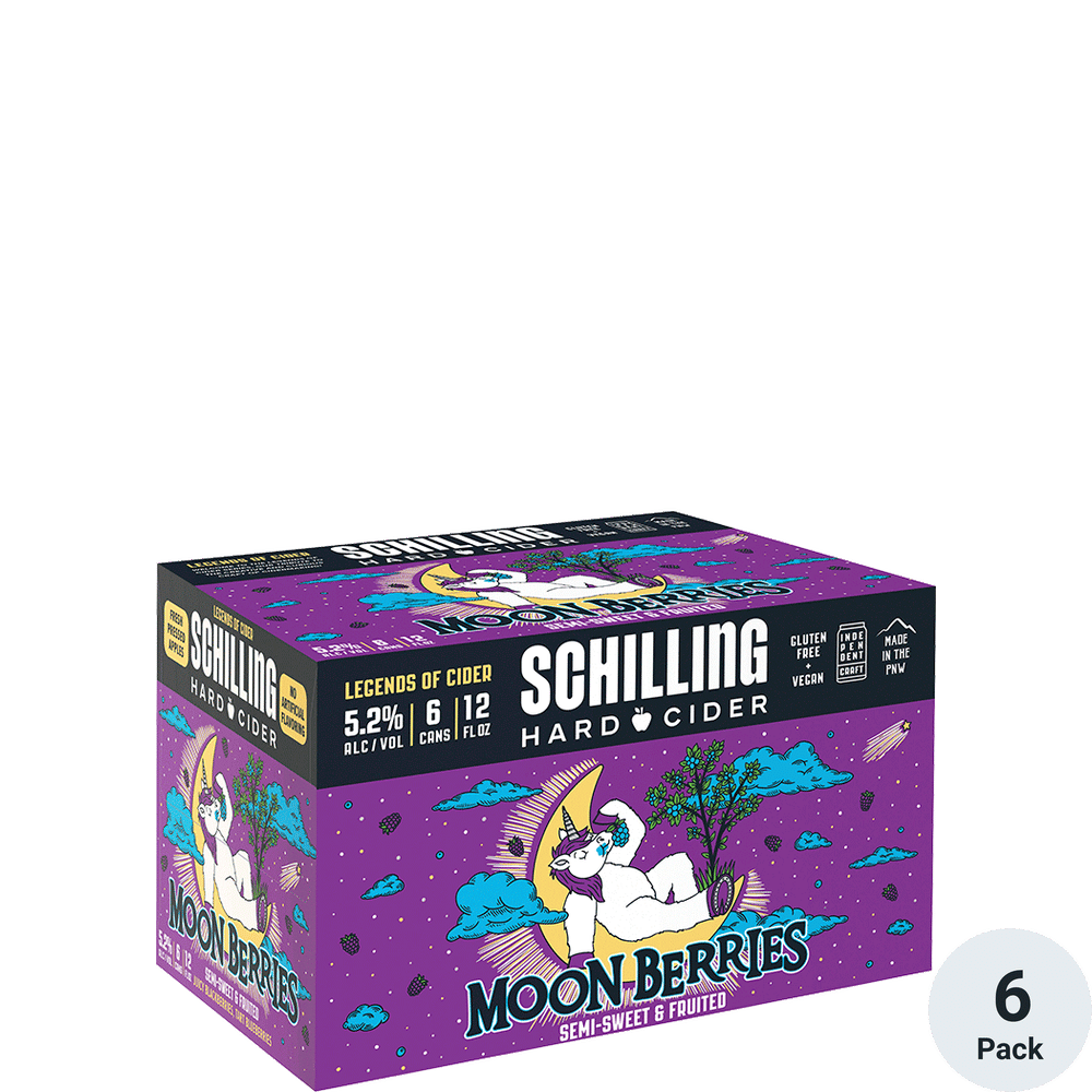 Schilling Moon Berries Cider 6pk-12oz Cans