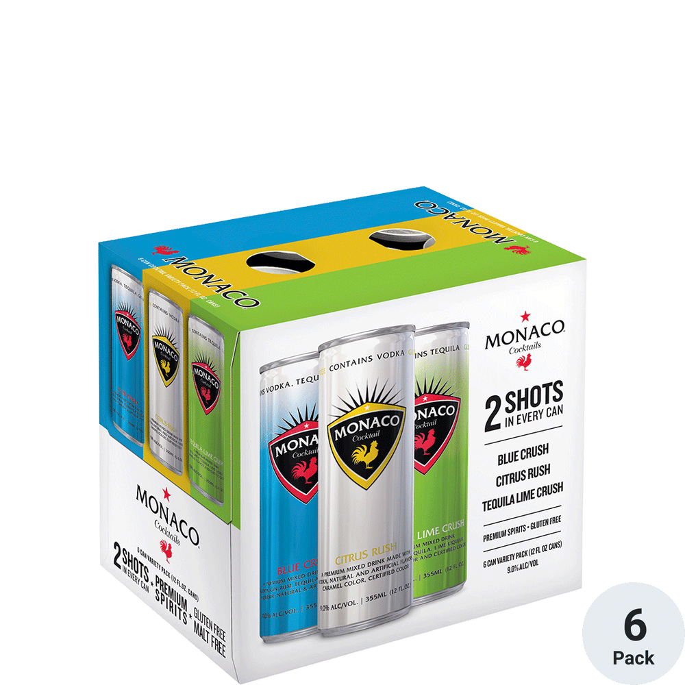 Monaco Cocktail Variety Pack 6pk-12oz Cans