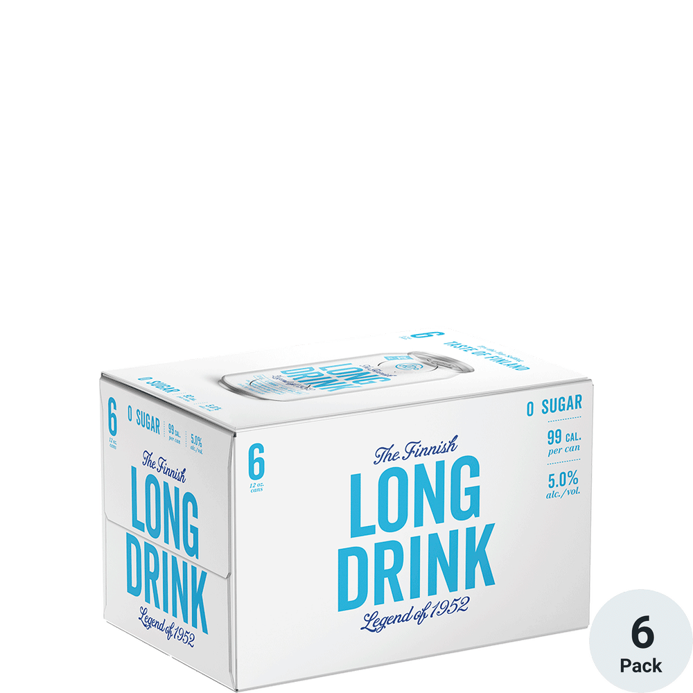 Finnish Long Drink Zero Sugar 6pk-12oz Cans