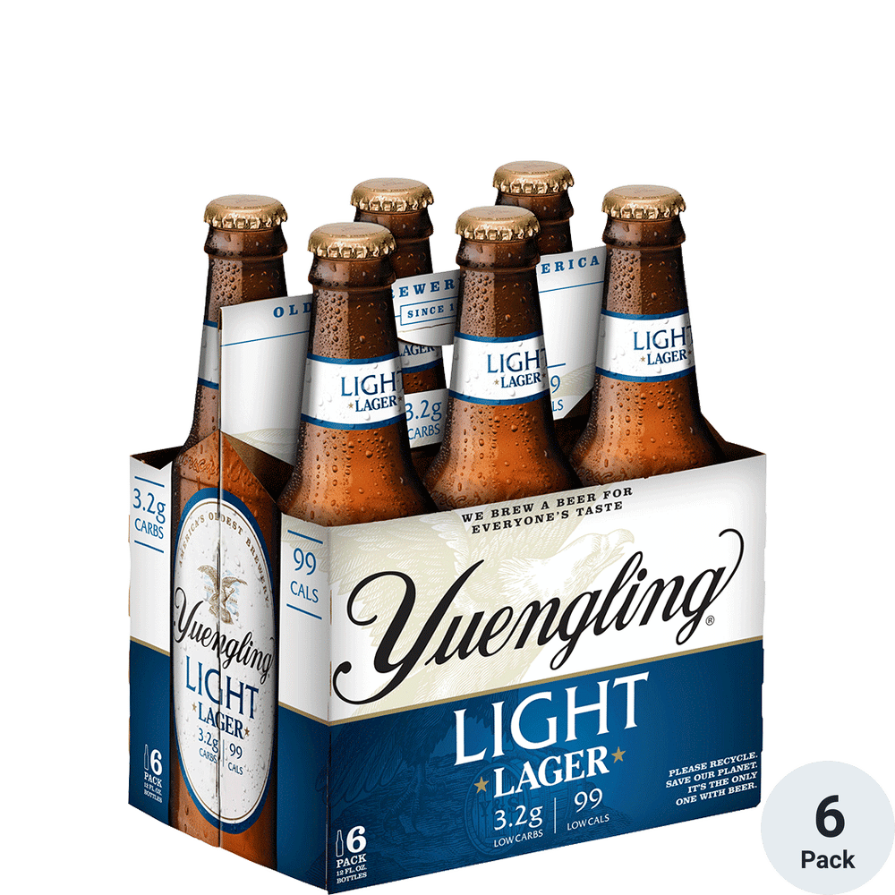 Yuengling Light Lager 6pk-12oz Btls