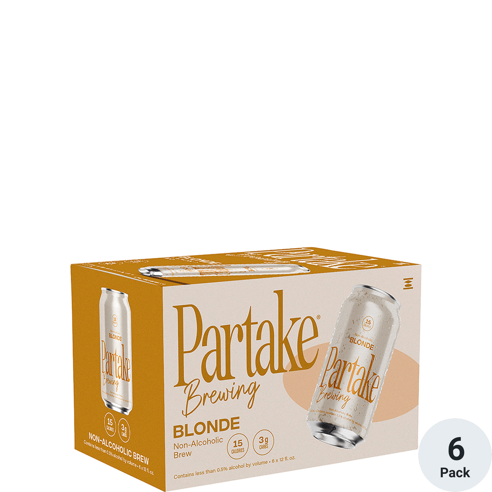 Partake Non-Alcoholic Blonde Ale 6pk-12oz Cans