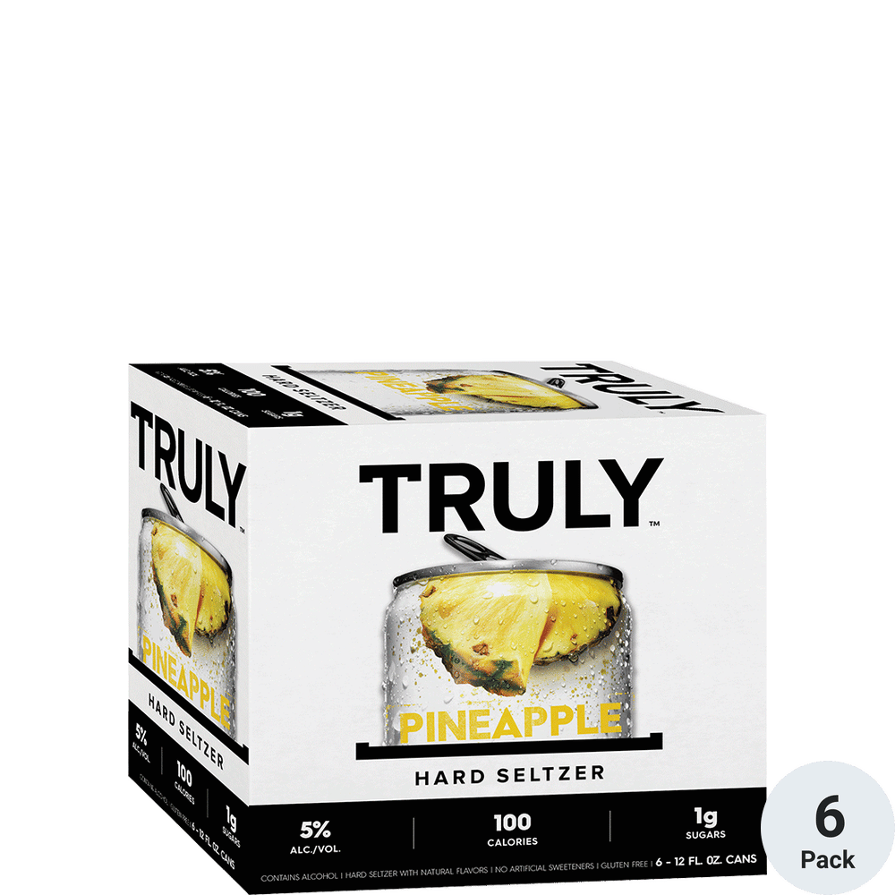 TRULY Pineapple Hard Seltzer 6pk-12oz Cans