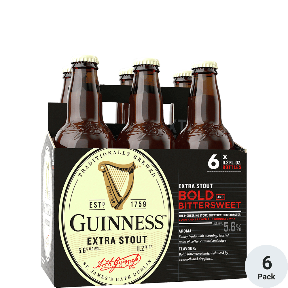 Guinness Extra Stout 6pk-11oz Btls