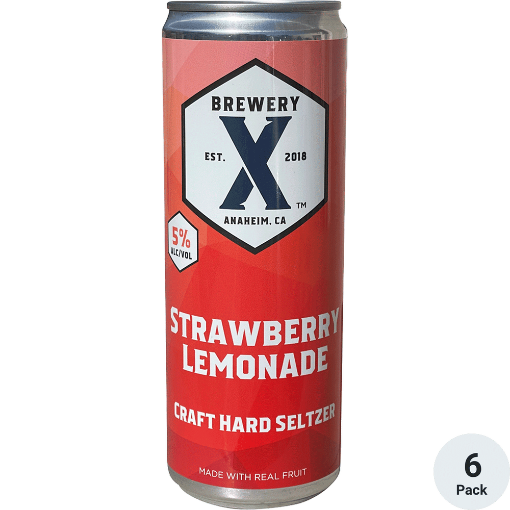 Brewery X Strawberry Lemonade Hard Seltzer Total Wine & More