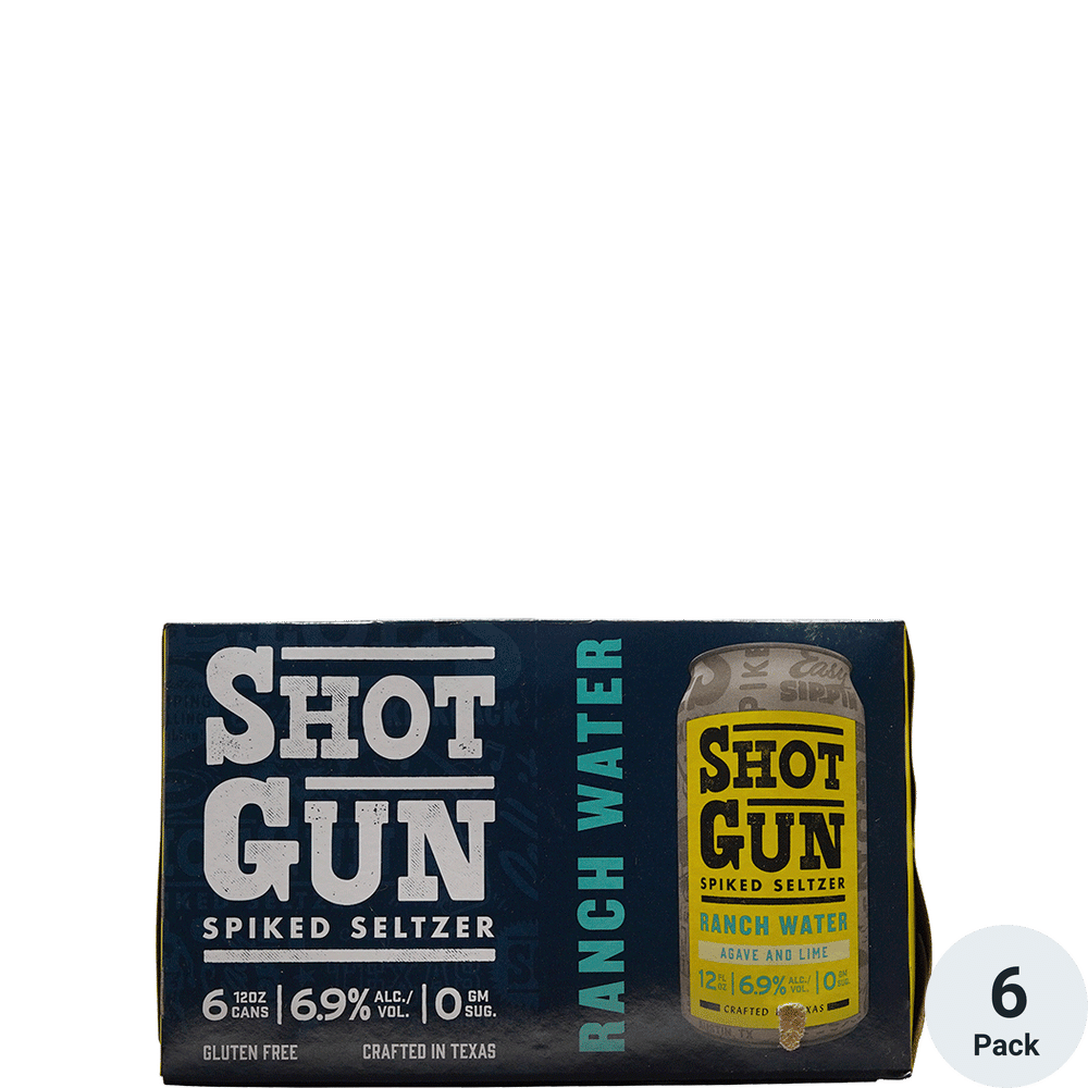 Shotgun Spiked Seltzer Ranch Water 6pk-12oz Cans
