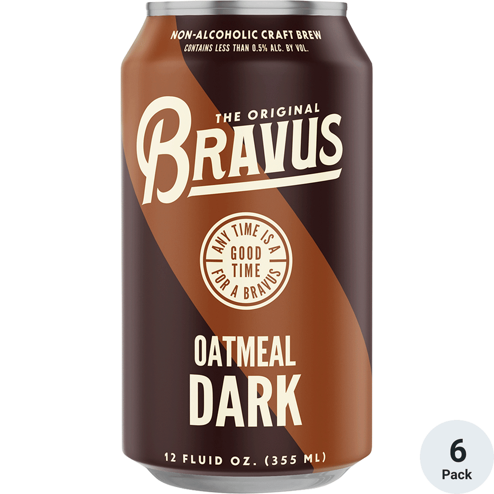 Bravus Non-Alcoholic Oatmeal Stout 6pk-12oz Cans