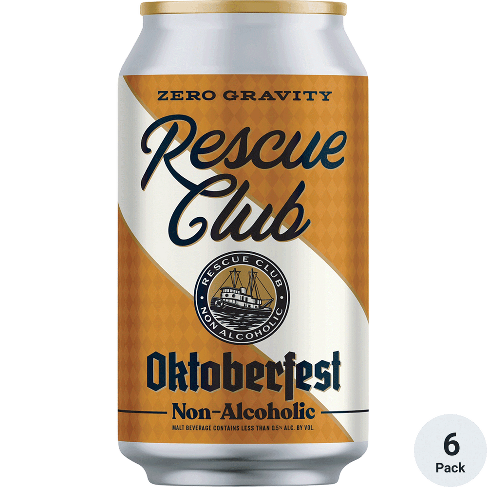 Zero Gravity NonAlcoholic Rescue Club Oktoberfest Total Wine & More