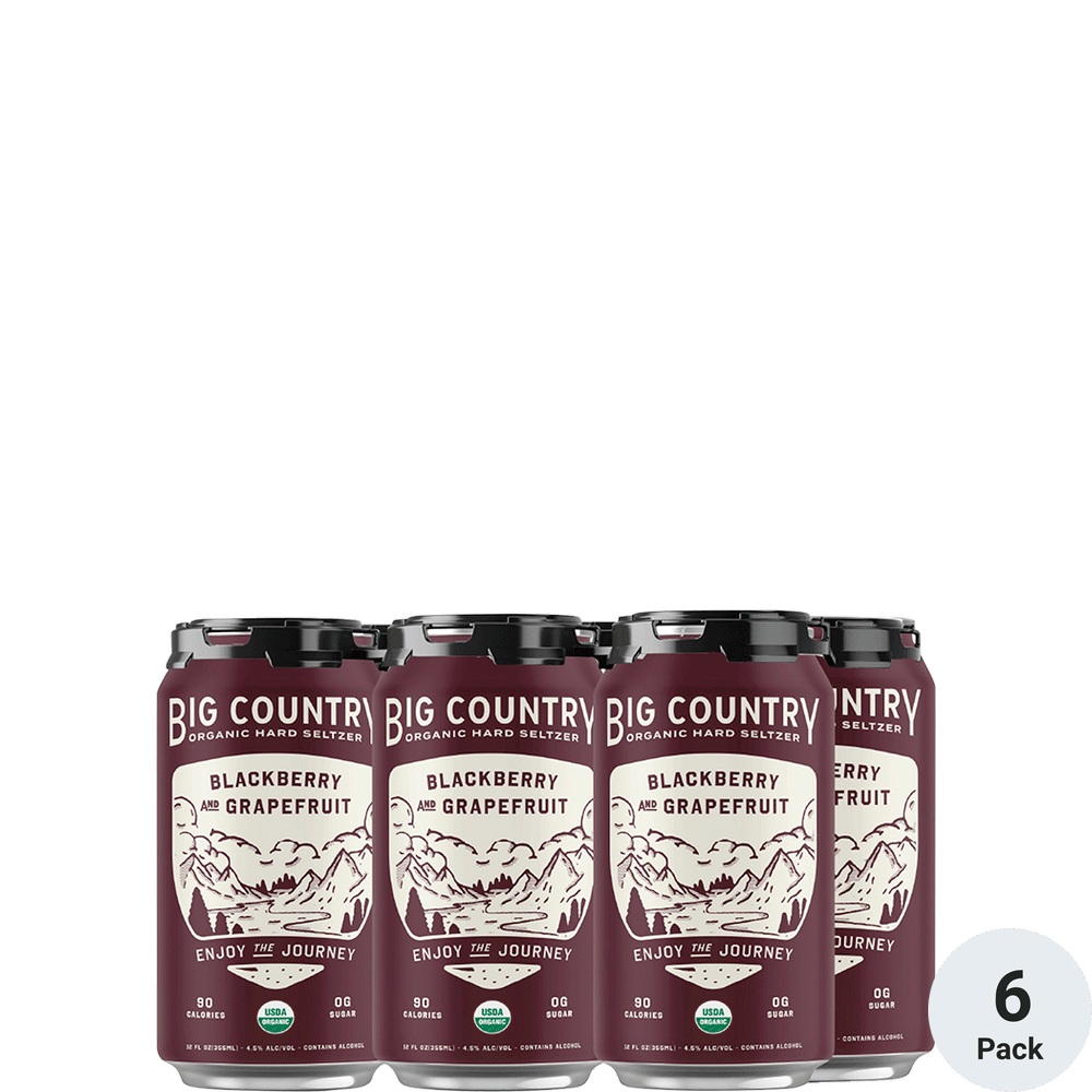 Big Country Organic Blackberry Grapefruit Hard Seltzer Total Wine & More