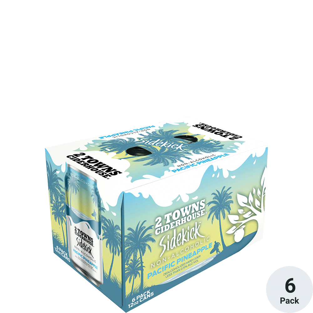 2 Towns Sidekick NonAlcoholic Cider Pacific Pineapple Total Wine & More
