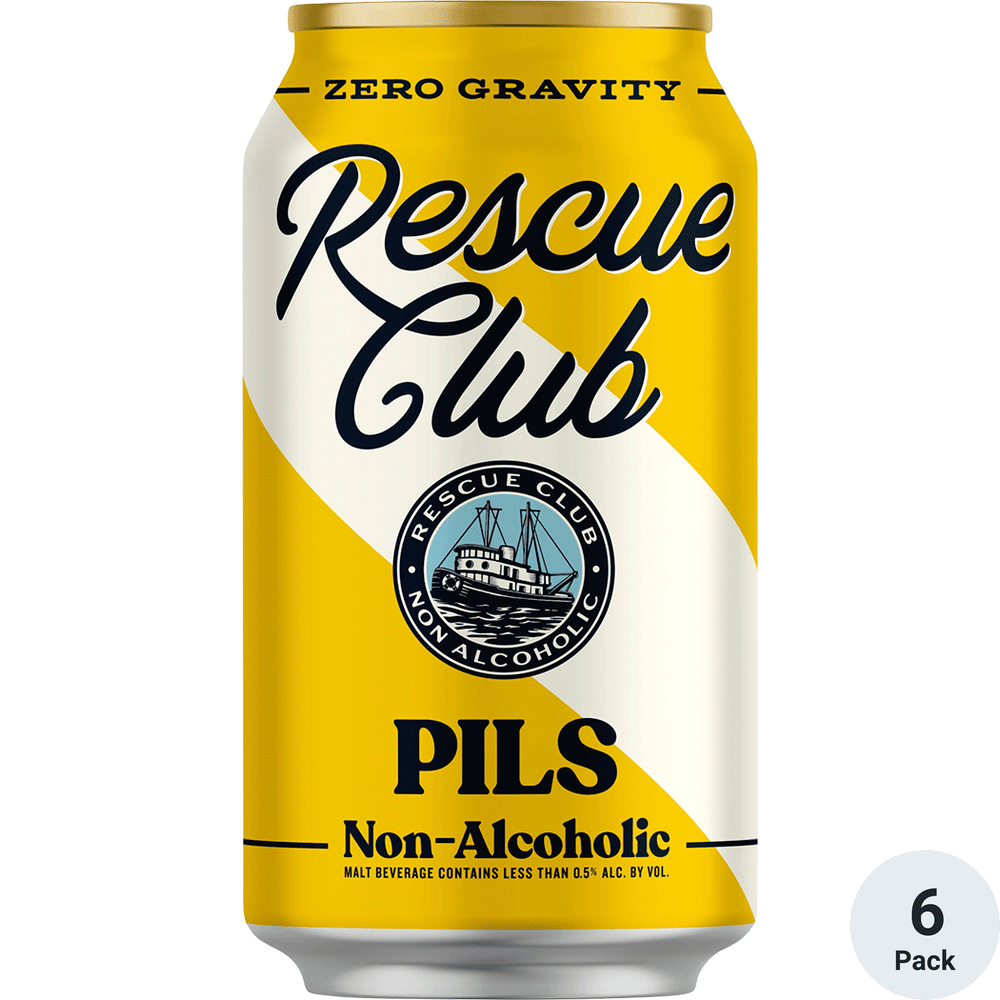 Zero Gravity Rescue Club NonAlcoholic Pils Total Wine & More