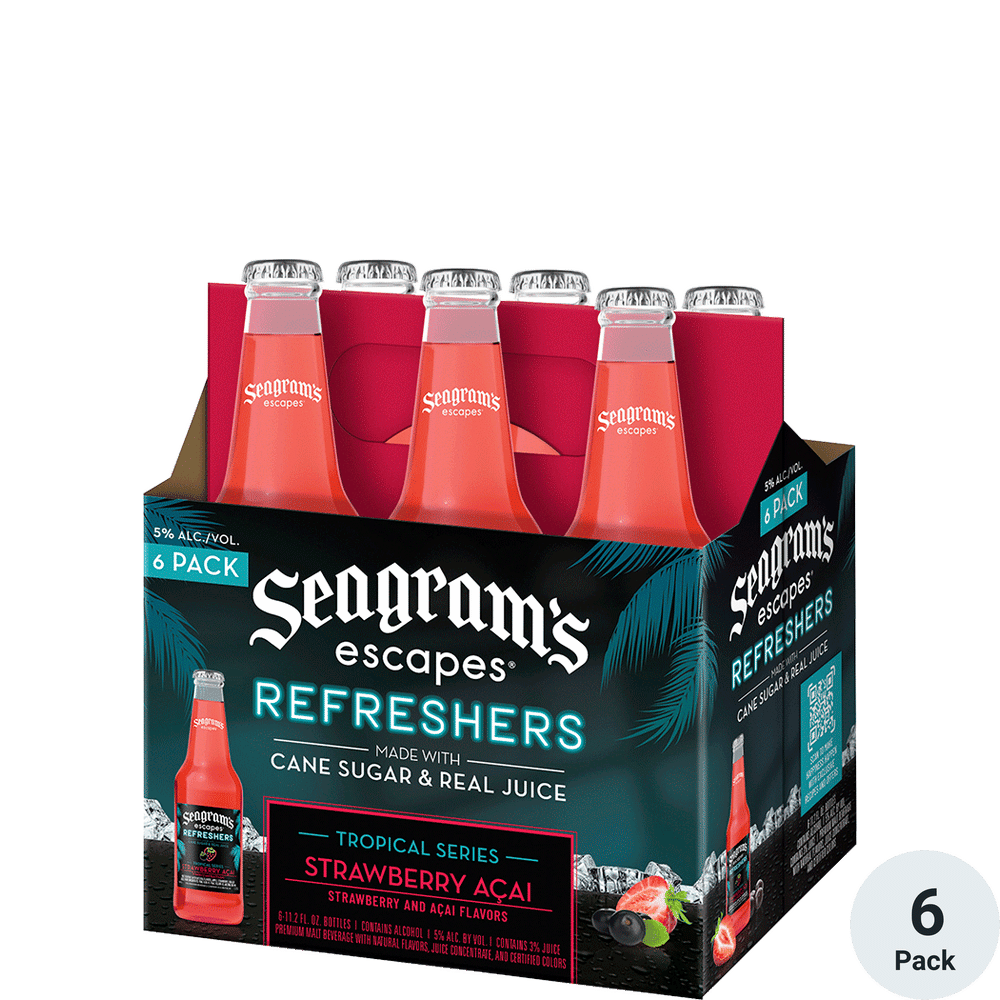 Seagrams Escapes Tropical Refreshers Strawberry Acai Total Wine & More