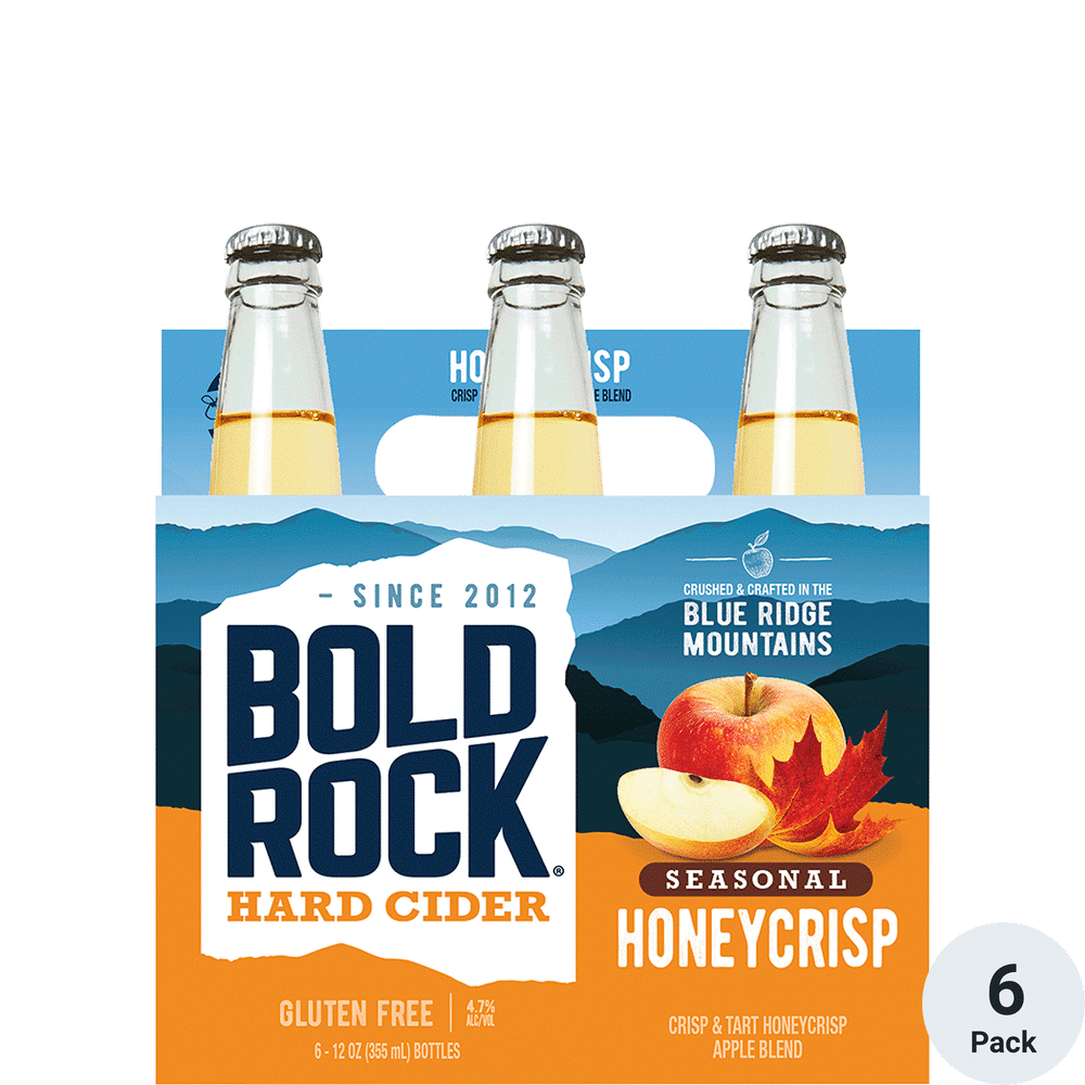 Bold Rock Honeycrisp 6pk-12oz Btls