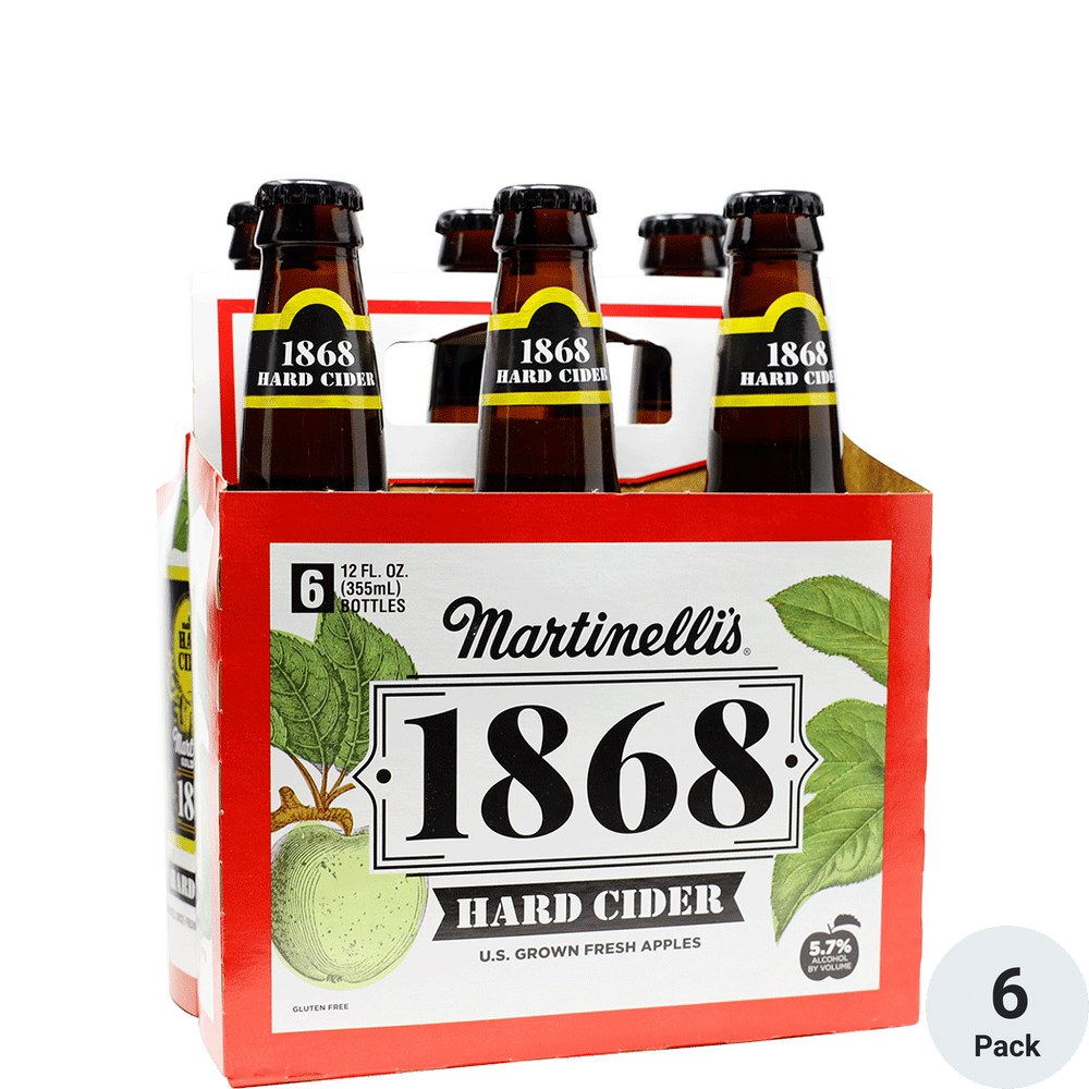 Martinelli's 1868 Hard Cider 6pk-12oz Btls