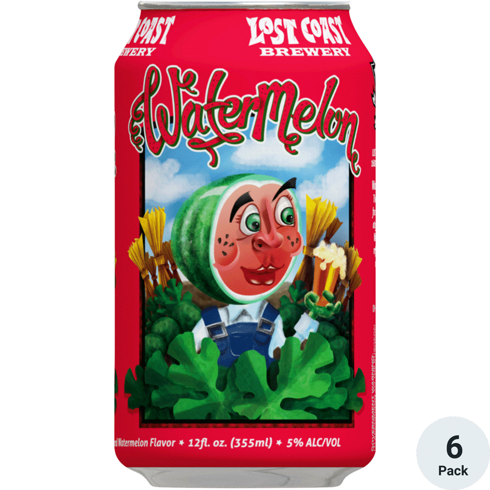 Lost Coast Watermelon Wheat 6pk-12oz Cans