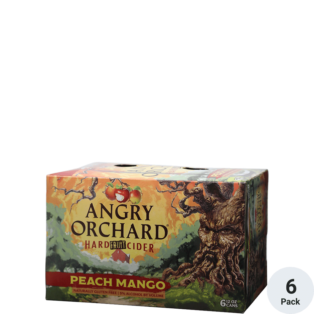 Angry Orchard Peach Mango Hard Cider 6pk-12oz Cans
