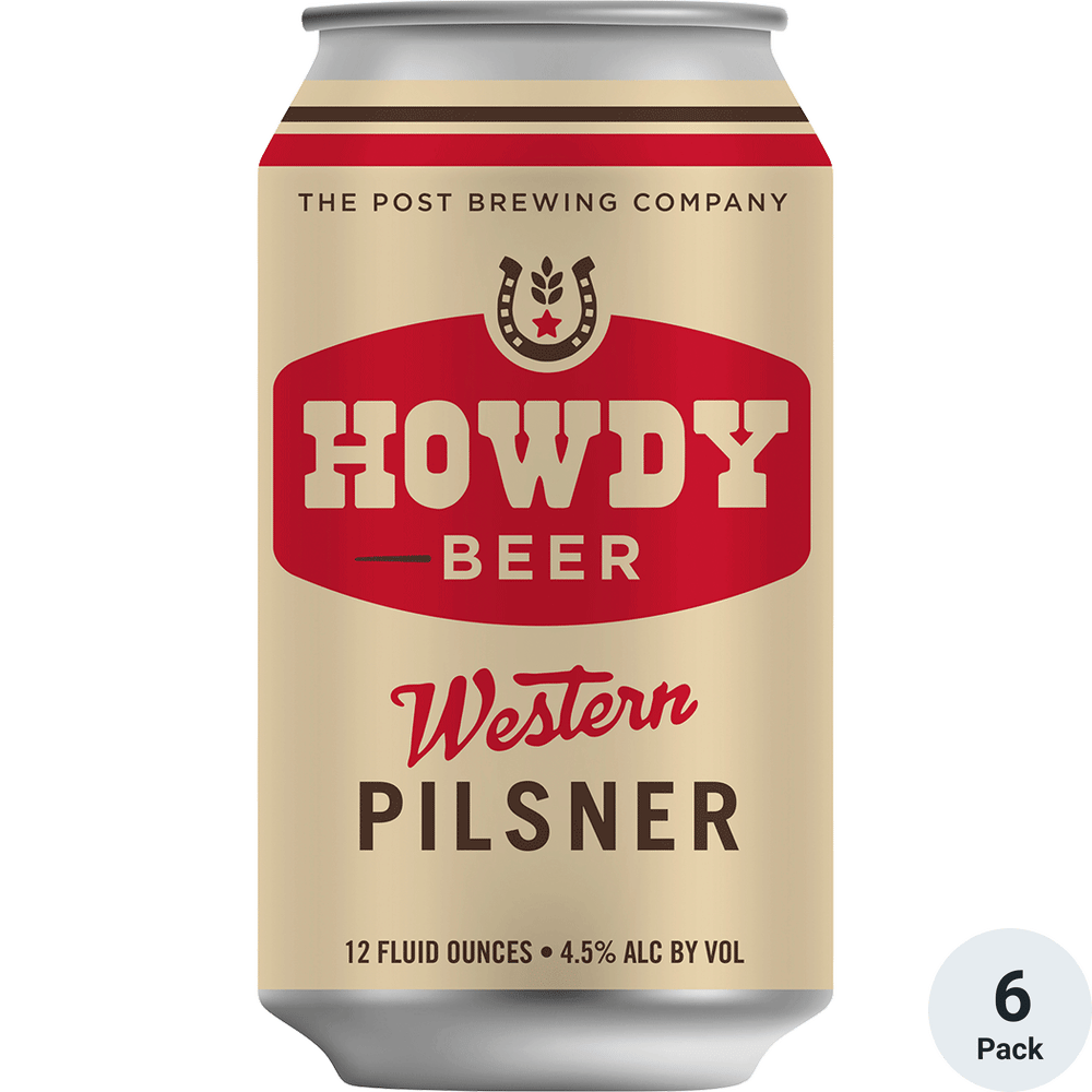 Howdy Western Pilsner 6pk-12oz Cans