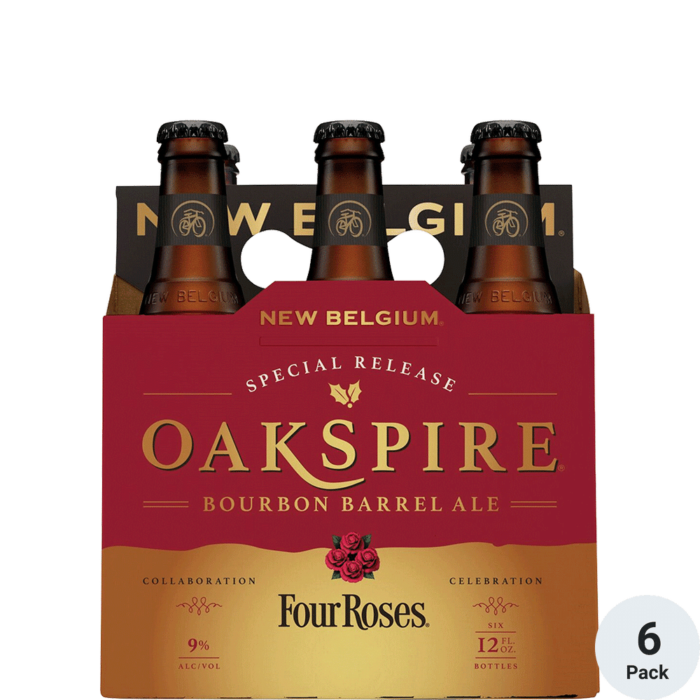 New Belgium Oakspire Bourbon Barrel Ale 6pk-12oz Btls